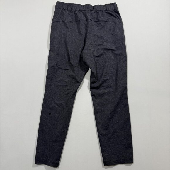 Lululemon On The Fly Pant 27" Gray Jogger Drawstring 8 Athleisure Travel Comfy - Picture 6 of 9